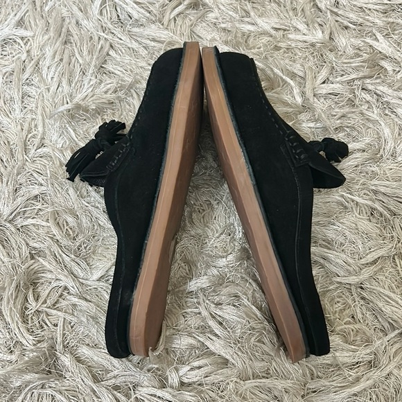Jeffrey Campbell Wrkathome Tassel Slip-On Mules In Black Suede size 6 - Picture 8 of 12